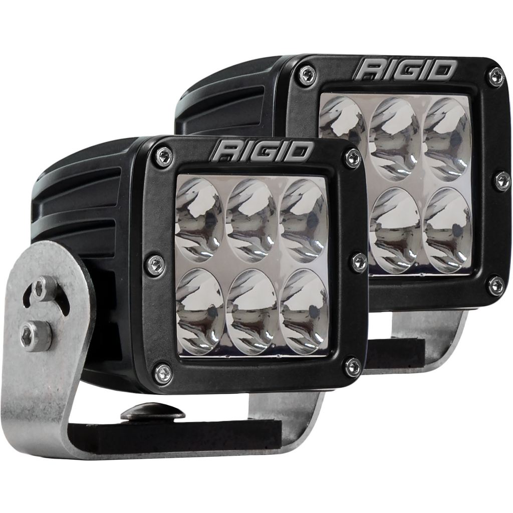 D-Series-Pro-Led-Light,-Driving-Optic,-Heavy-Duty,-Black-Housing,-Pair