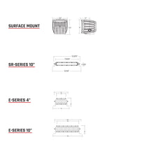 Load image into Gallery viewer, D-Series-Pro-Led-Light,-Driving-Optic,-Infrared,-Surface-Mount,-Pair