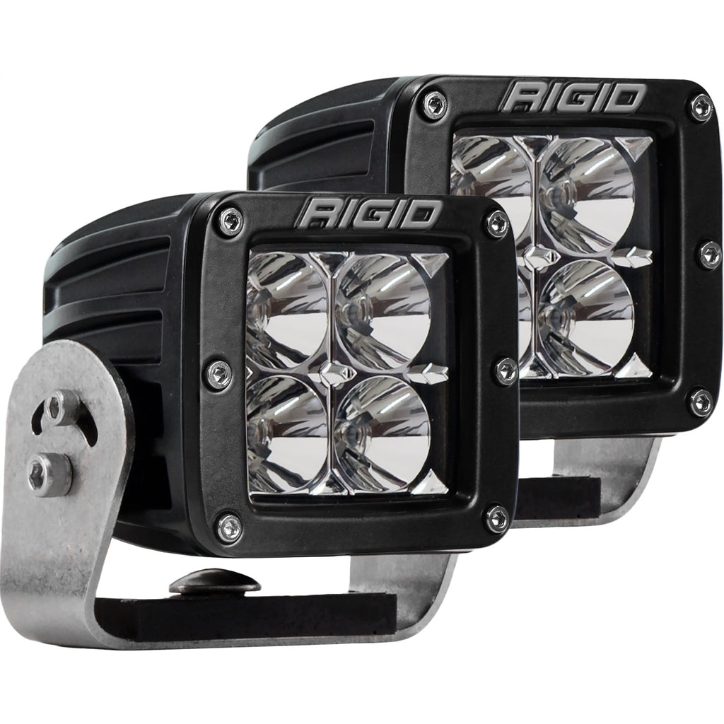 D-Series-Pro-Led-Light,-Flood-Optic,-Heavy-Duty,-Black-Housing,-Pair