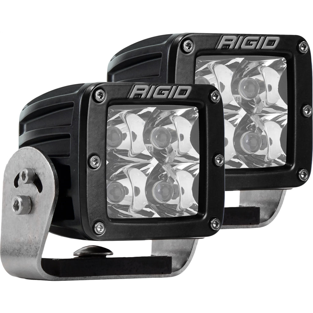 D-Series-Pro-Led-Light,-Spot-Optic,-Heavy-Duty,-Black-Housing,-Pair