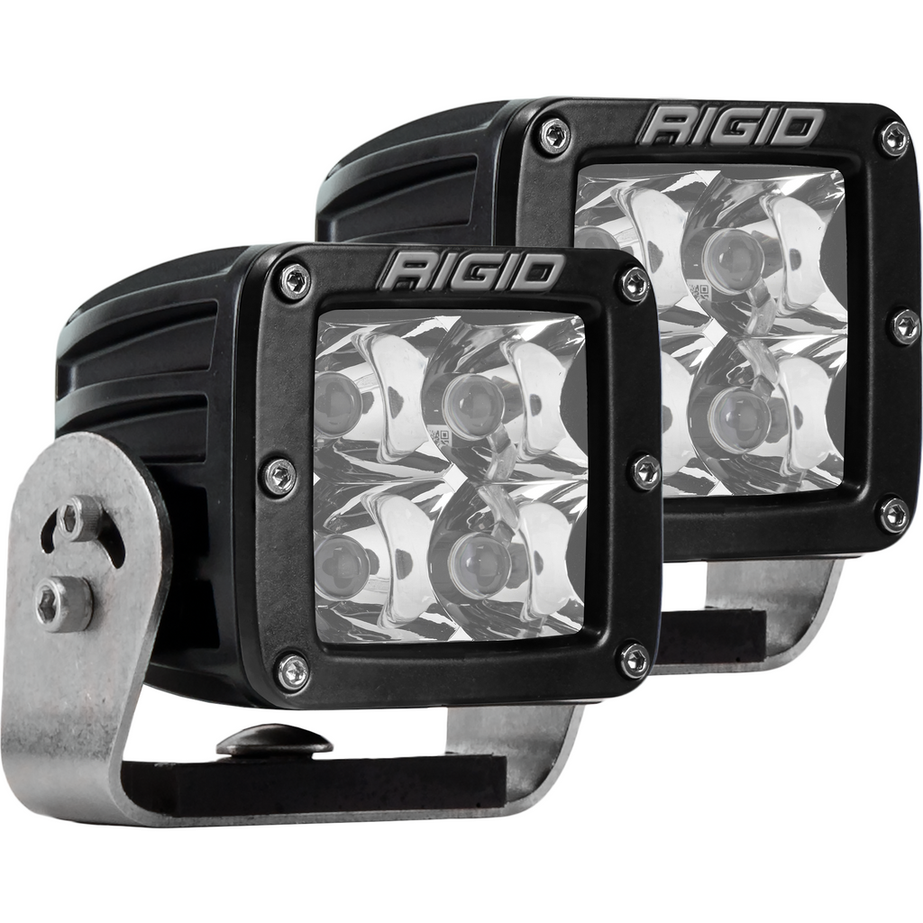 D-Series-Pro-Led-Light,-Spot-Optic,-Heavy-Duty,-Black-Housing,-Pair