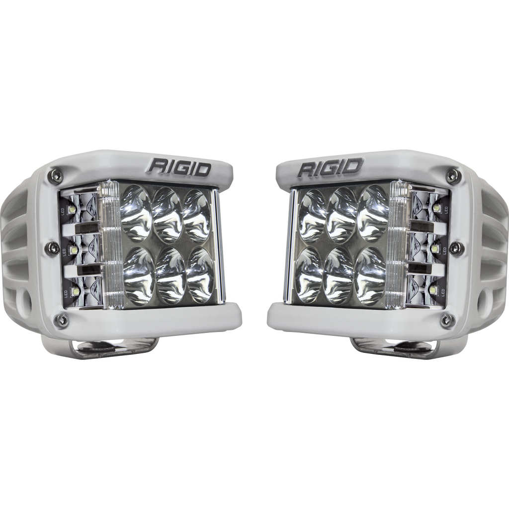 D-Ss-Pro-Side-Shooter,-Driving-Optic,-Surface-Mount,-White-Housing,-Pair