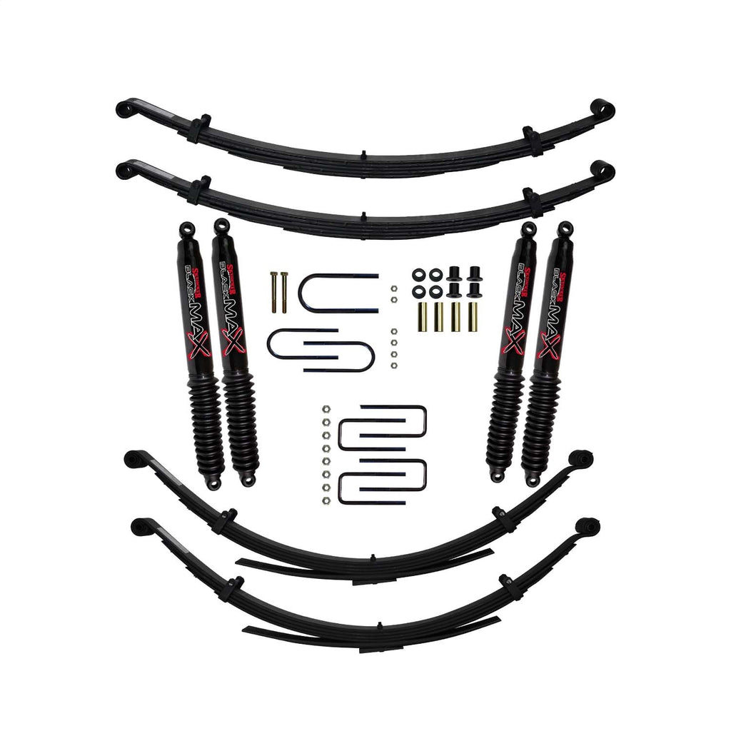 Skyjacker D400BKS-B Suspension Lift Kit w/Shocks for Select Dodge Ramcharger, Plymouth Trailduster
