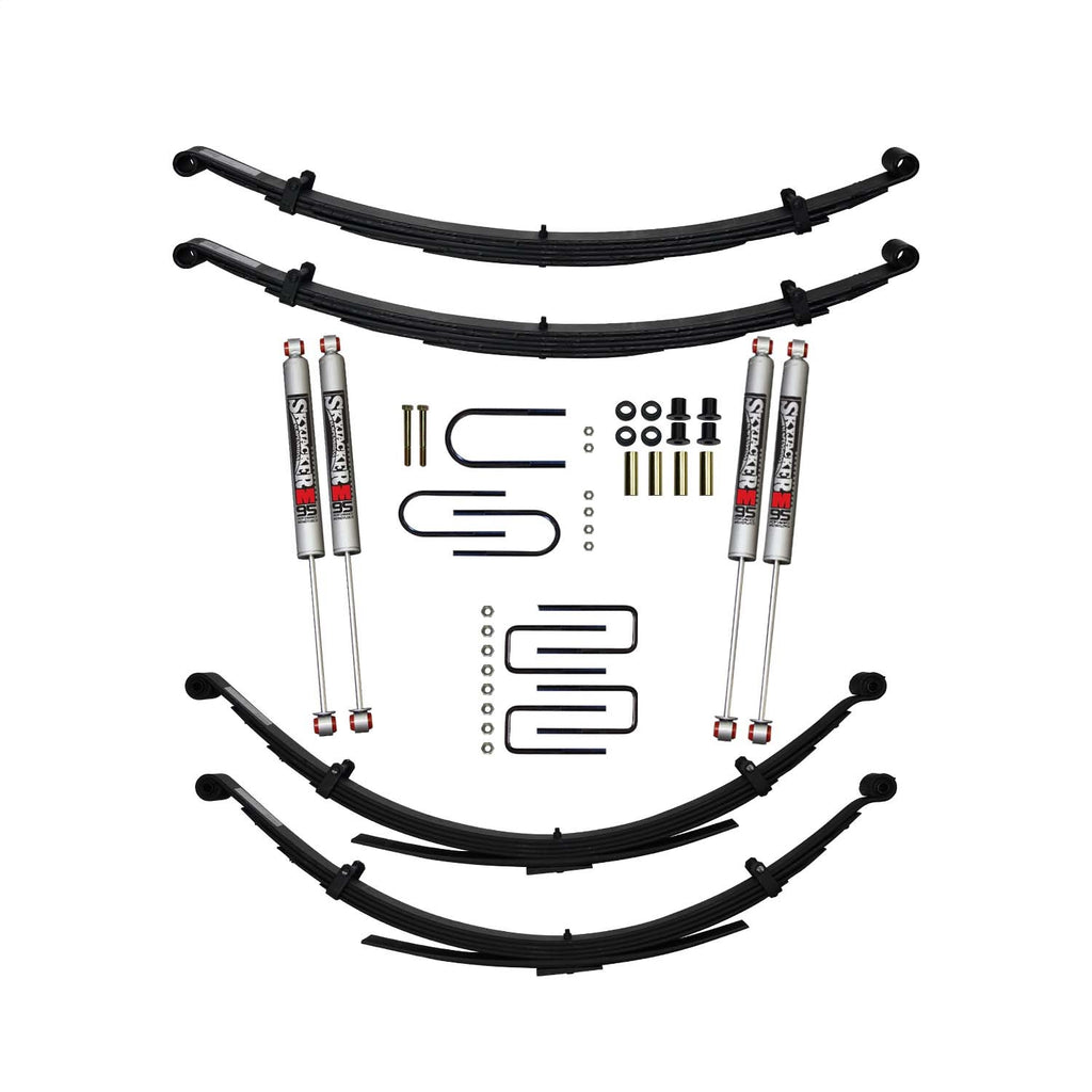 Skyjacker D400BKS-M 4IN. SOFT 74.593 DGE W/REAR S for Select Dodge Ramcharger, Plymouth Trailduster