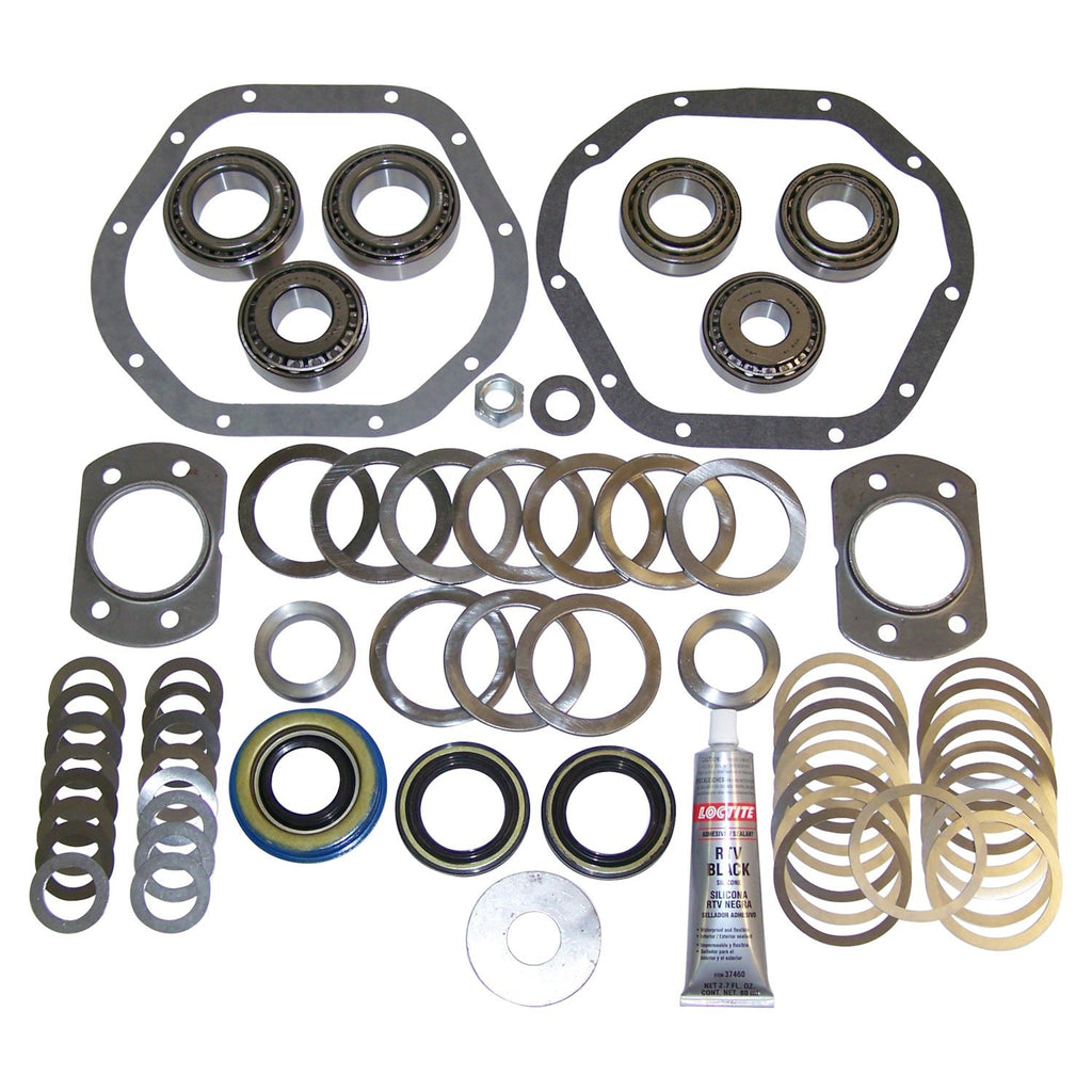 Crown Automotive Jeep Replacement D44TJDBMASKIT Differential Overhaul Kit for Select 03-06 Jeep TJ Wrangler w/ Dana 44 Rear Axle