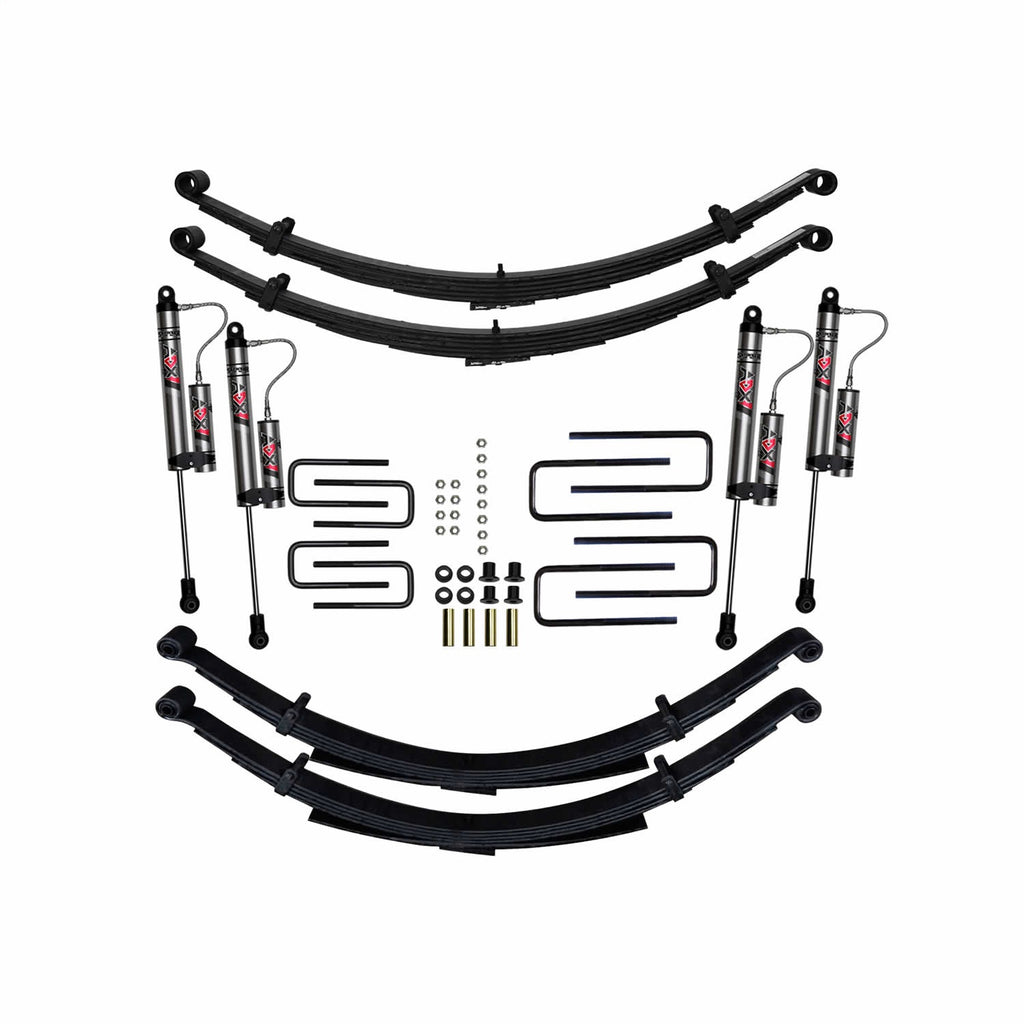 Skyjacker D600AKS-X 6 In. Suspension Lift System With ADX 2.0 Remote Reservoir Shocks. for Select Dodge Ramcharger, Dodge W100 Pickup, Dodge W200 Pickup, Plymouth Trailduster