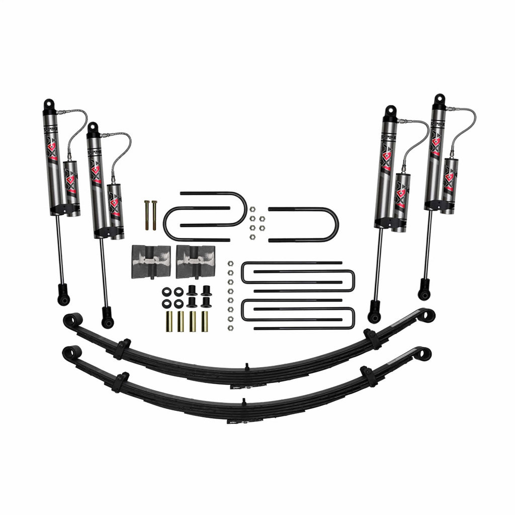 Skyjacker D600BK-X 6 In. Suspension Lift Kit With ADX 2.0 Remote Reservoir Shocks. for Select Dodge W100, Dodge W150, Dodge W200, Dodge W250
