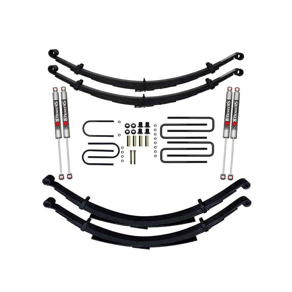 Skyjacker D600BKS-M 6IN. SOFT 74.5-93DGE W/REAR SP for Select Dodge Ramcharger, Plymouth Trailduster
