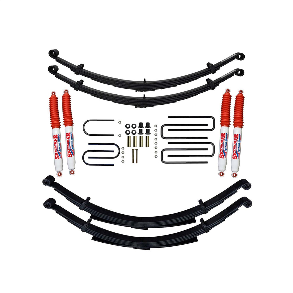 Skyjacker D600BKS-N 6IN. SOFT 74.5-93DGE W/REAR SP for Select Dodge Ramcharger, Plymouth Trailduster