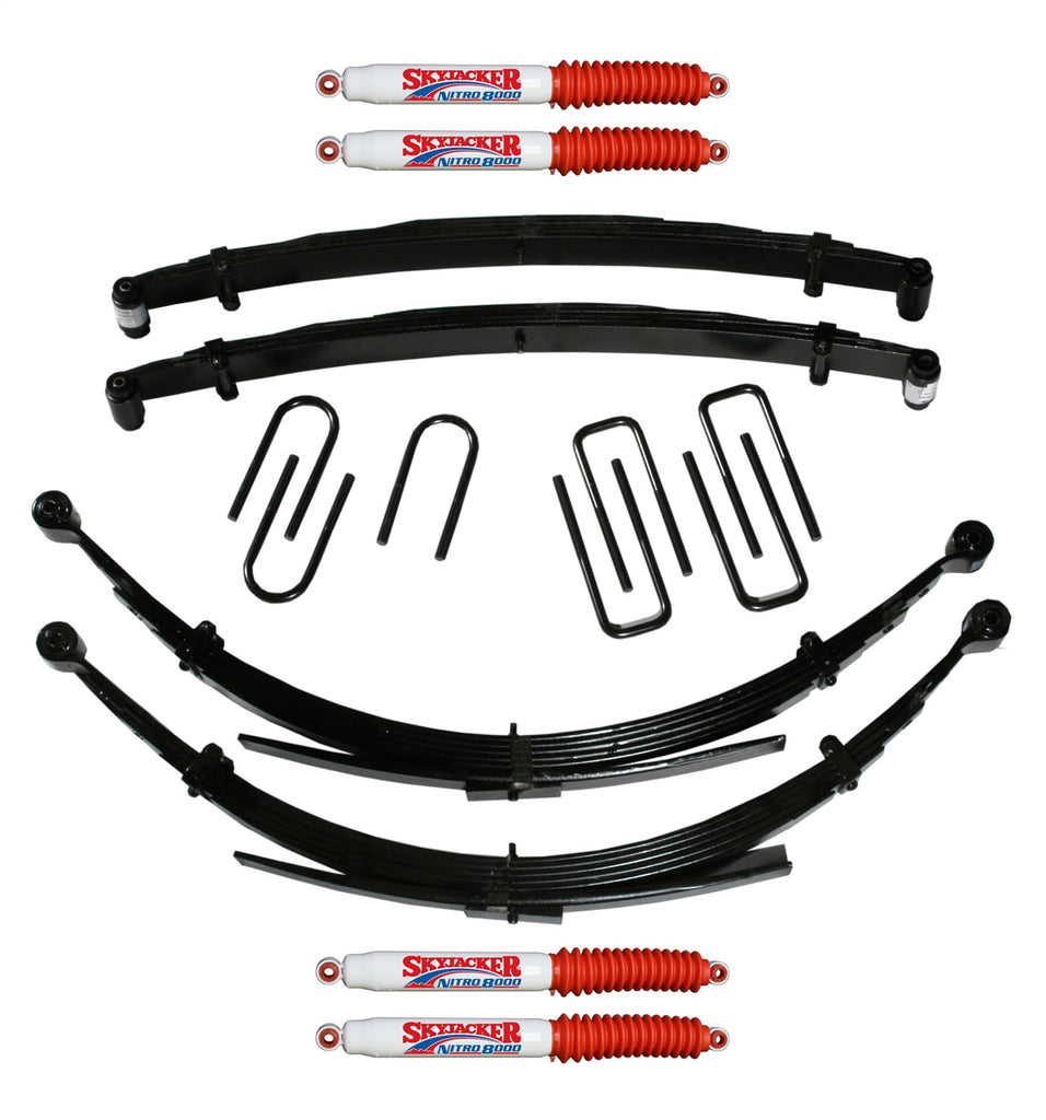 Skyjacker D600CDKS6-N 6IN. SYS; 87-91DGE CUM; 4 NITROS for Select Dodge W250, Dodge W350