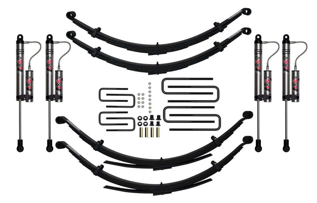 Skyjacker D800AKS-X 8 In. Suspension Lift System With ADX 2.0 Remote Reservoir Shocks. for Select Dodge Ramcharger, Dodge W100 Pickup, Dodge W200 Pickup, Plymouth Trailduster