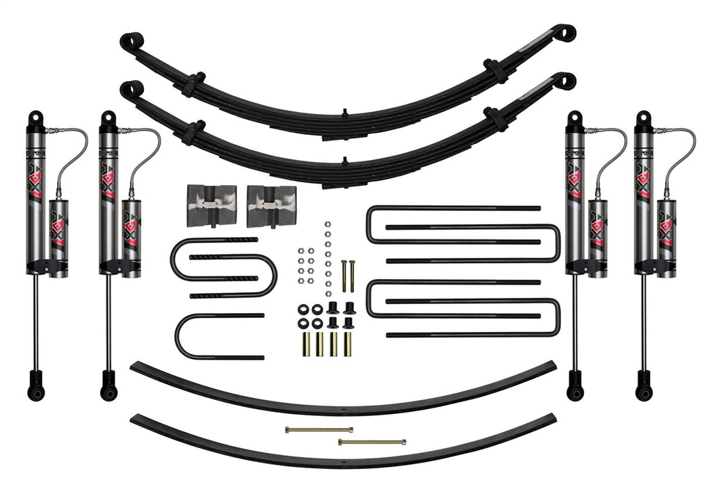 Skyjacker D800BK-X 8 In. Suspension Lift Kit With ADX 2.0 Remote Reservoir Shocks. for Select Dodge W100, Dodge W150, Dodge W200, Dodge W250