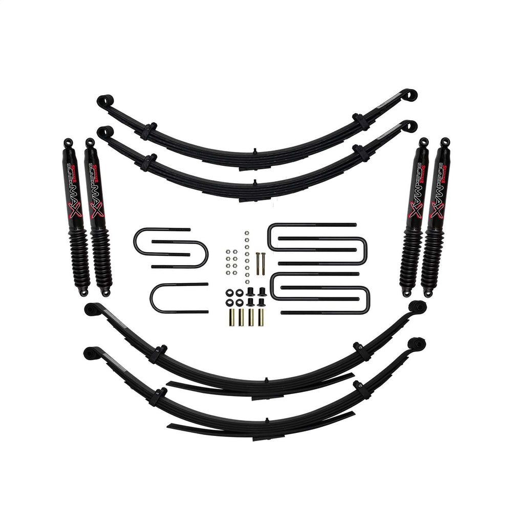 Skyjacker D800BKS-B Suspension Lift Kit w/Shocks for Select Dodge Ramcharger, Plymouth Trailduster