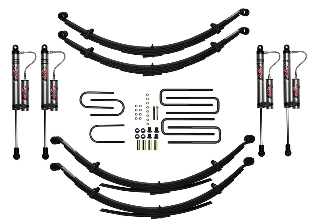 Skyjacker D800BKS-X 8 In. Suspension Lift System With ADX 2.0 Remote Reservoir Shocks. for Select Dodge Ramcharger, Dodge W100, Dodge W150, Dodge W200, Dodge W250