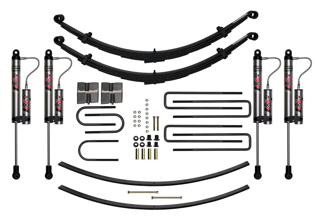 Skyjacker D800BRK-X 8 In. Suspension Lift Kit With ADX 2.0 Remote Reservoir Shocks. for Select Dodge Ramcharger, Plymouth Trailduster