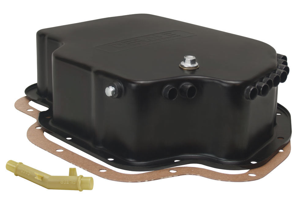 DERALE 14202 Black Trans Pan GM TH400 Deep Pan