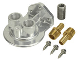 DERALE 15728 Single Mount Oil Filter Mount Ports Up