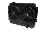DEWITTS RADIATOR 32-6239003A Radiator w/Fans Chevelle 68-72 LS Auto Trans Blk