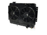 DEWITTS RADIATOR 32-6239003M Radiator w/Fans Chevelle 68-72 LS Man Trans Blk