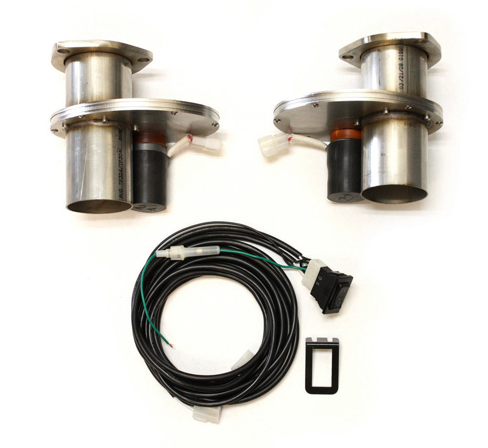 DOUGS HEADERS DEC250A Electric Exhaust Cut-Outs - 2.50 (Pair)