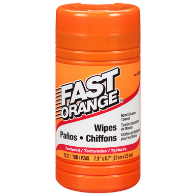Fast Orange 25051 Hand Cleaner Wipes, 72-Wipes