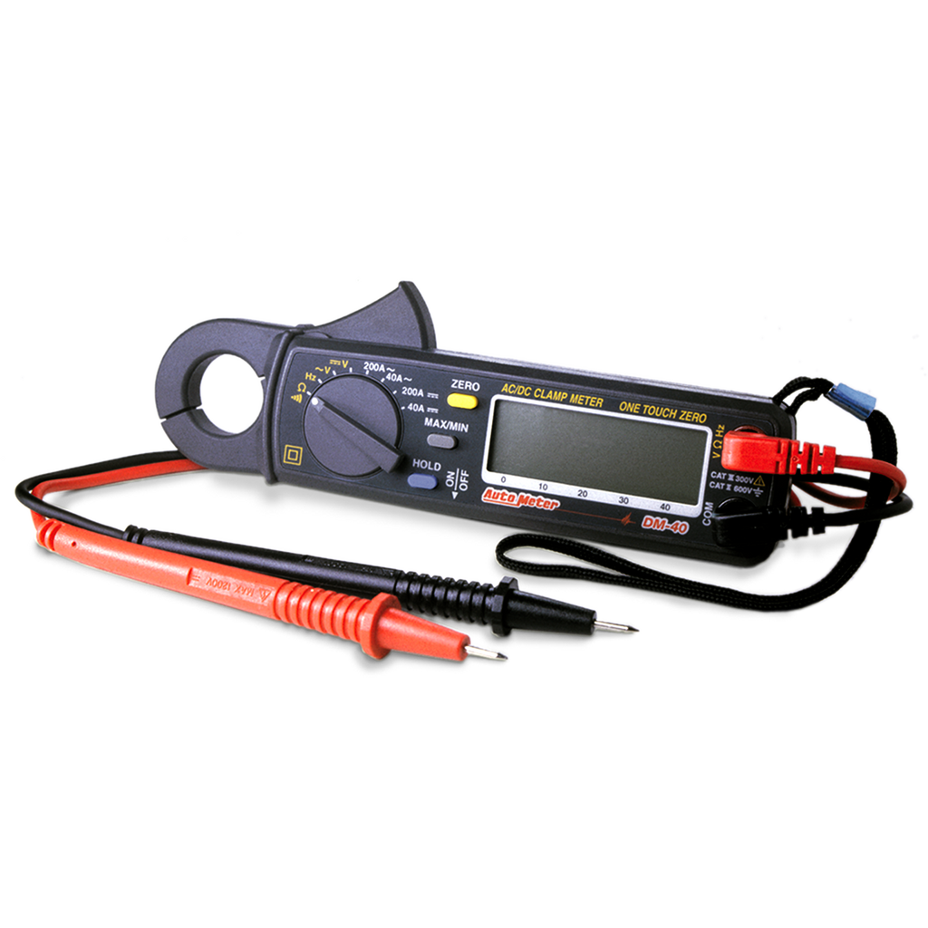 AutoMeter DM-40 AC/DC CURRENT CLAMP METER