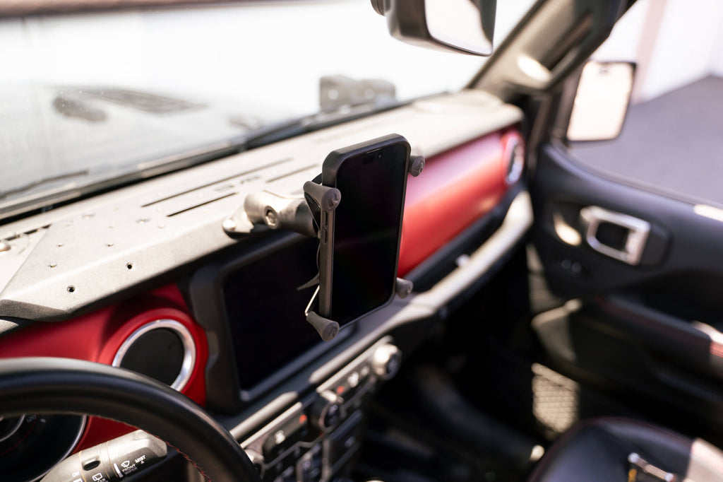 DV8 Offroad DMJL-01 Jeep Wrangler JL & Gladiator JT Digital Device Dash Mount