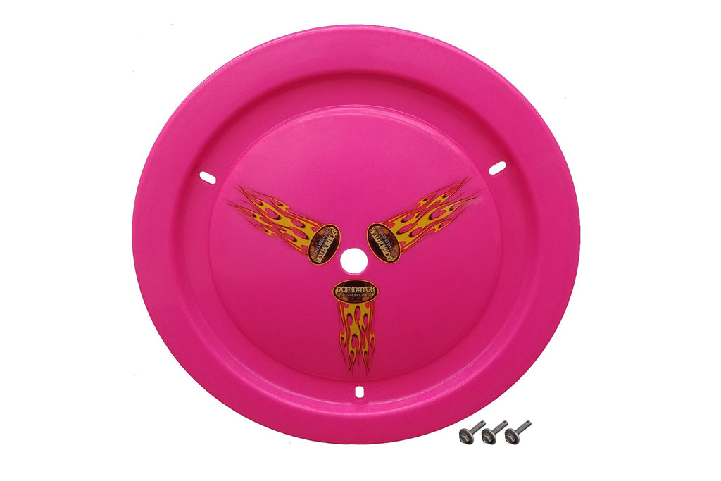 DOMINATOR RACE PRODUCTS 1006-B-PK Wheel Cover Bolt-On Pink Real Style