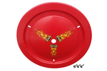 Load image into Gallery viewer, DOMINATOR RACE PRODUCTS 1006-B-RD Wheel Cover Bolt-On Red Real Style