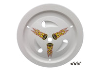 Load image into Gallery viewer, DOMINATOR RACE PRODUCTS 1007-B-WH Wheel Cover Bolt-On White Real Style