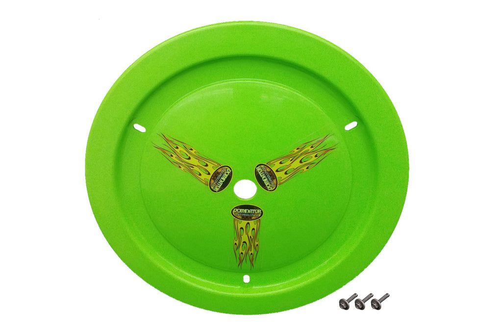 DOMINATOR RACE PRODUCTS 1012-B-XG Wheel Cover Bolt-On Xtr Green