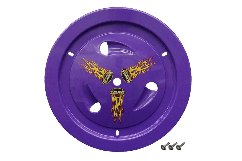 DOMINATOR RACE PRODUCTS 1013-B-PU Wheel Cover Bolt-On Purple