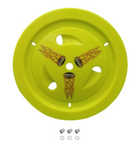 Load image into Gallery viewer, DOMINATOR RACE PRODUCTS 1013-D-FLO-YE Wheel Cover Dzus-On Fluo Yellow