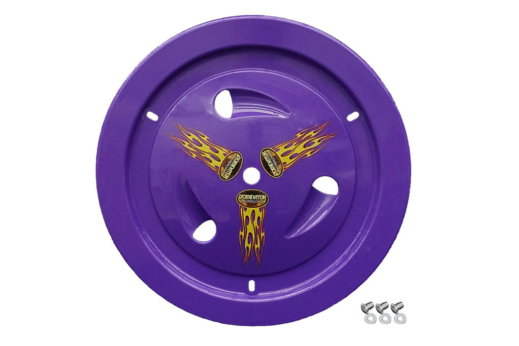 DOMINATOR RACE PRODUCTS 1013-D-PU Wheel Cover Dzus-On Purple