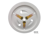 Load image into Gallery viewer, DOMINATOR RACE PRODUCTS 1013-D-WH Wheel Cover Dzus-On White