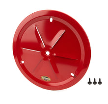 Load image into Gallery viewer, DOMINATOR RACE PRODUCTS 1031-B-RD Wheel Cover Louver Vent Alum Bolt 15in Red