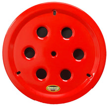 Load image into Gallery viewer, DOMINATOR RACE PRODUCTS 1032-B-RD Wheel Cover Hole Vent Alum Bolt 15in Red