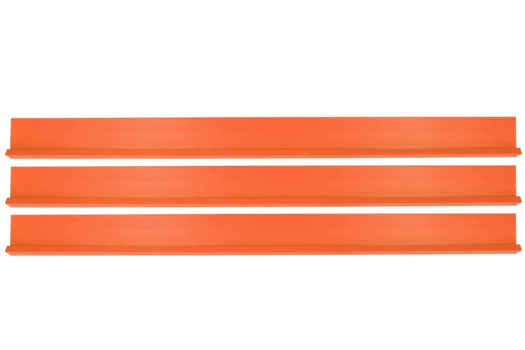 DOMINATOR RACE PRODUCTS 1100-FLOOR Dirt Rocker Set Flou Orange 3pc