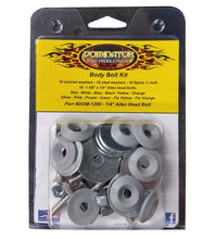 Load image into Gallery viewer, DOMINATOR RACE PRODUCTS 1200-A-GRY Body Bolt Kit Gray Allen Head