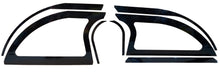 Load image into Gallery viewer, DOMINATOR RACE PRODUCTS 805-AL-BK Aluminum Sails Black Pair Open Style
