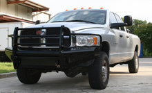 Load image into Gallery viewer, Fab Fours DR03-S1060-1 Black Steel Front Ranch Bumper for Select Dodge Ram 2500, Dodge Ram