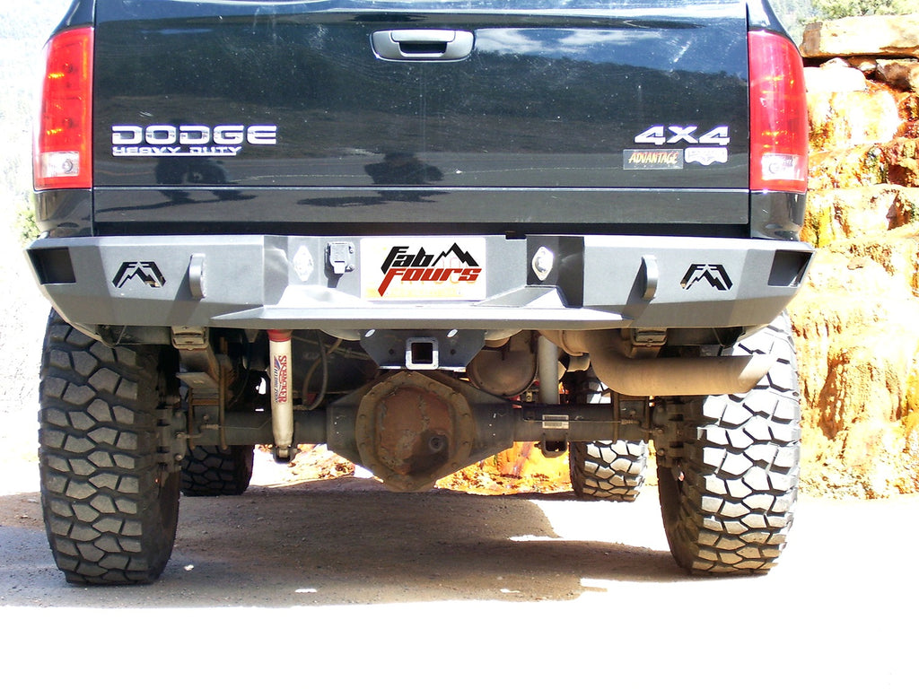 Fab Fours DR03-W1050-1 Heavy Duty Rear Bumper for Select Dodge Ram 2500, Dodge Ram
