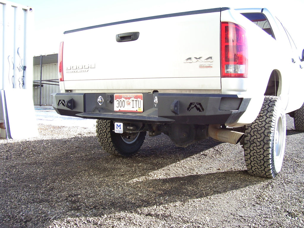 Fab Fours DR03-W1050-1 Heavy Duty Rear Bumper for Select Dodge Ram 2500, Dodge Ram