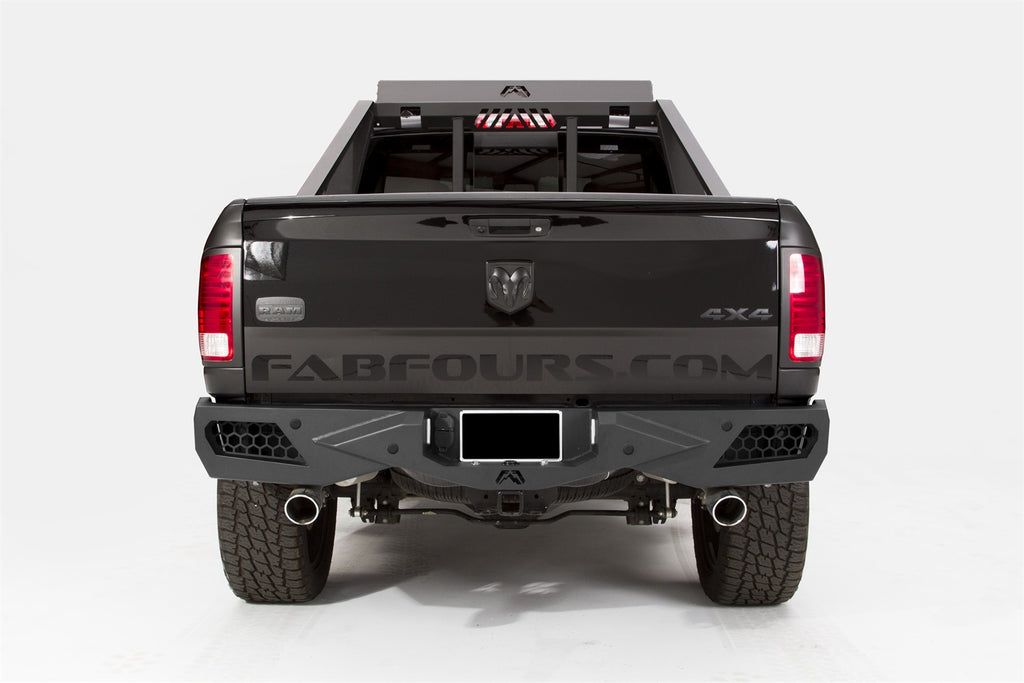 Fab Fours DR09-E2951-B Premium Rear Bumper for Select Dodge Ram 1500, Dodge Ram 2500, Dodge Ram 3500, Ram 1500, Ram 2500, Ram