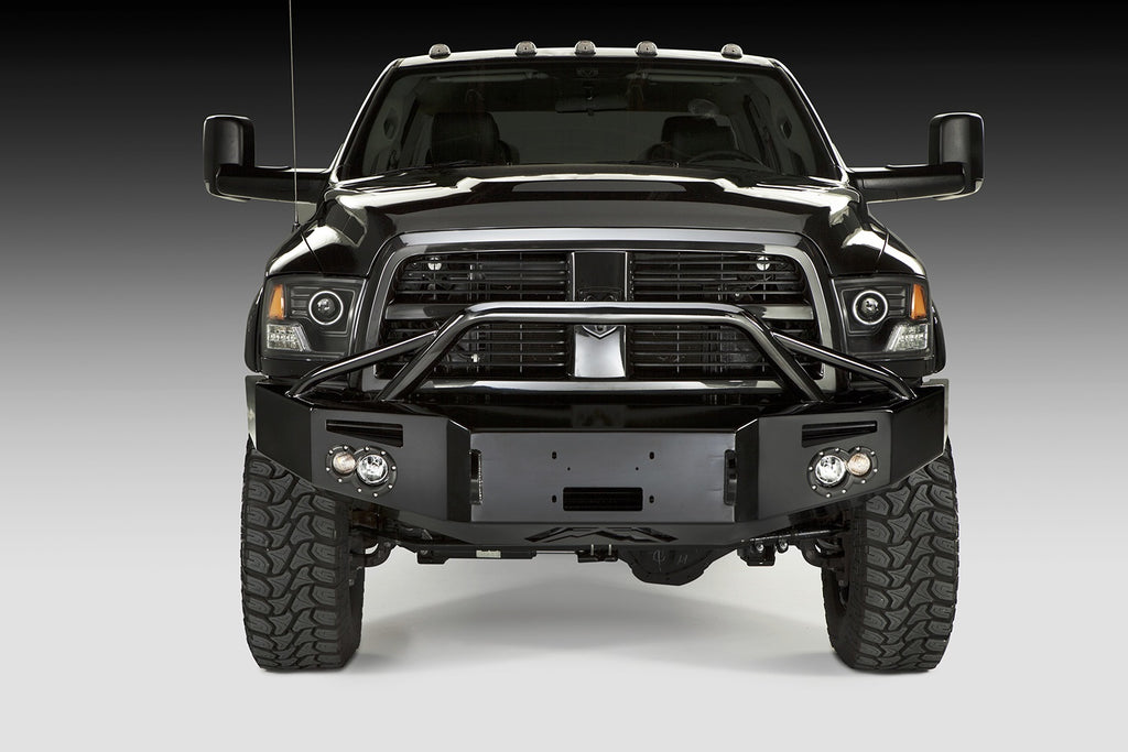 Fab Fours DR10-A2952-1 Premium Heavy Duty Winch Front Bumper for Select Dodge Ram 2500, Dodge Ram 3500, Dodge Ram 4500, Dodge Ram 5500, Ram 2500, Ram 3500, Ram 4500, Ram