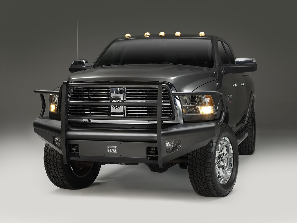 Fab Fours DR10-Q2960-1 Elite Front Bumper for Select Dodge Ram 2500, Dodge Ram 3500, Dodge Ram 4500, Dodge Ram 5500, Ram 1500, Ram 2500, Ram 3500, Ram 4500, Ram