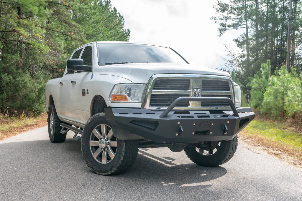 Fab Fours DR10-RS2962-1 Red Steel Front Bumper for Select Dodge Ram 2500, Dodge Ram 3500, Ram 2500, Ram