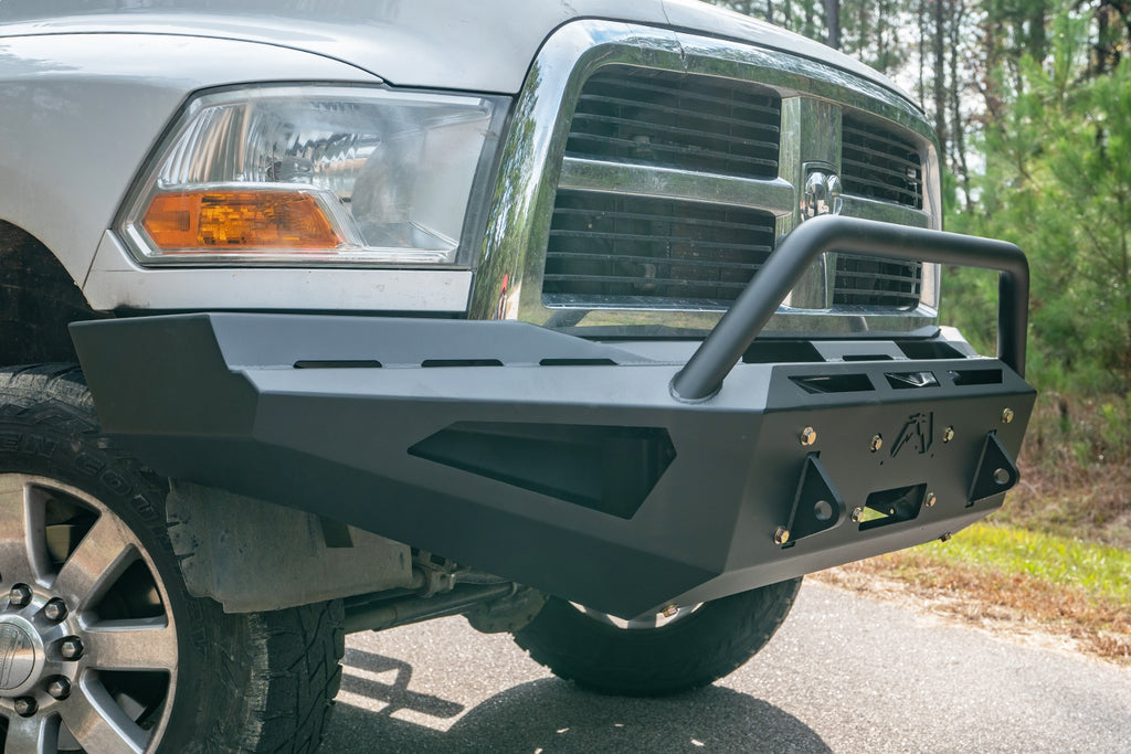 Fab Fours DR10-RS2962-1 Red Steel Front Bumper for Select Dodge Ram 2500, Dodge Ram 3500, Ram 2500, Ram
