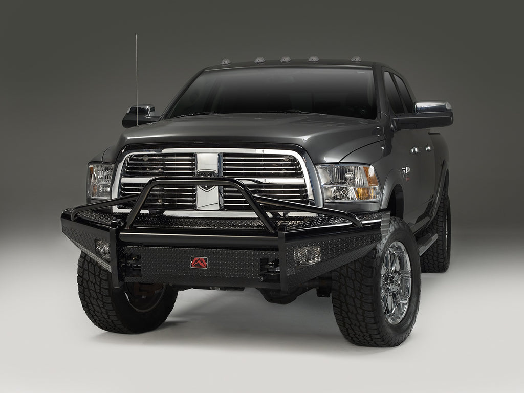 Fab Fours DR10-S2962-1 Black Steel Front Ranch Bumper for Select Dodge Ram 2500, Dodge Ram 3500, Ram 2500, Ram
