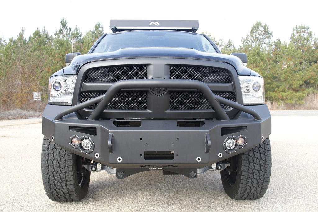 Fab Fours DR13-F2952-1 Premium Winch Front Bumper for Select Ram